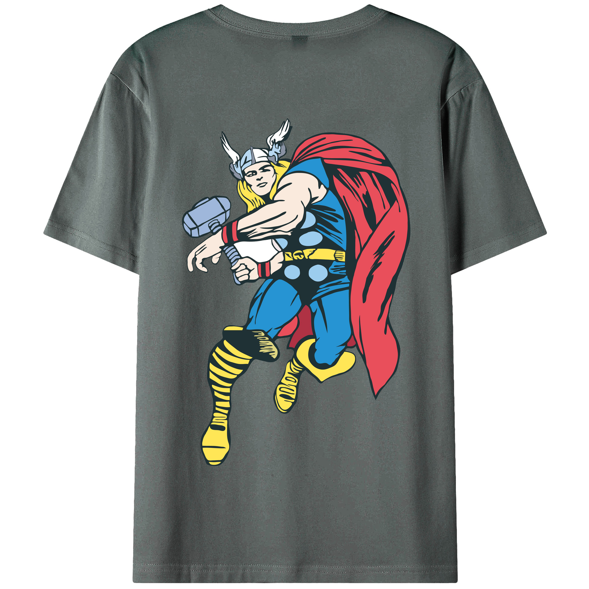（画像用） アベンジャーズ The Avengers 綿100％半袖Tシャツ（背面プリント）